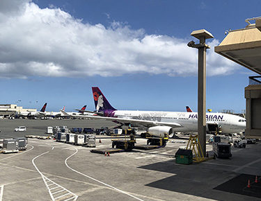ハワイアンエアー旅客機外観